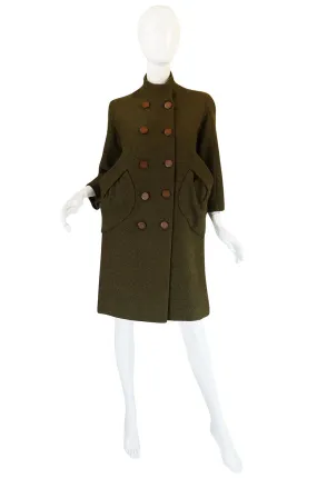 1950s Jacques Heim "Jeunes Filles" Unusual Pocket Coat