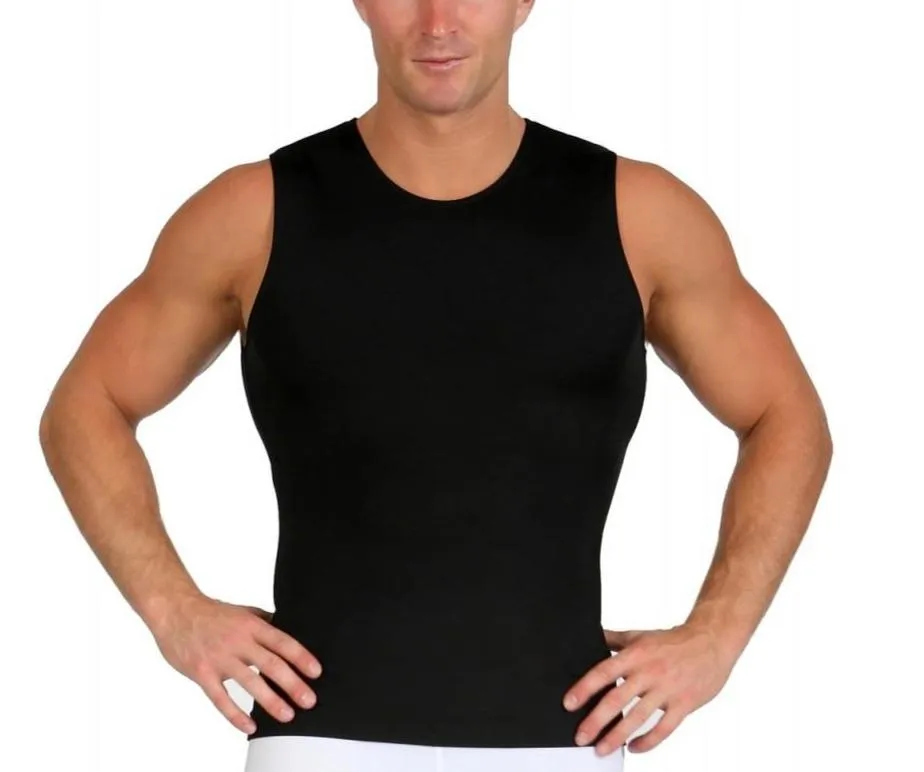 3 Pack Insta Slim Compression Sleeveless Crew Neck Tank TS00N3