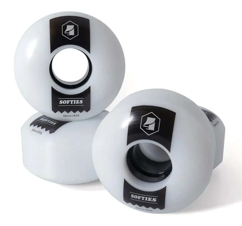 4 Skateboard Co - Softies 58MM 85A Skateboard Wheels