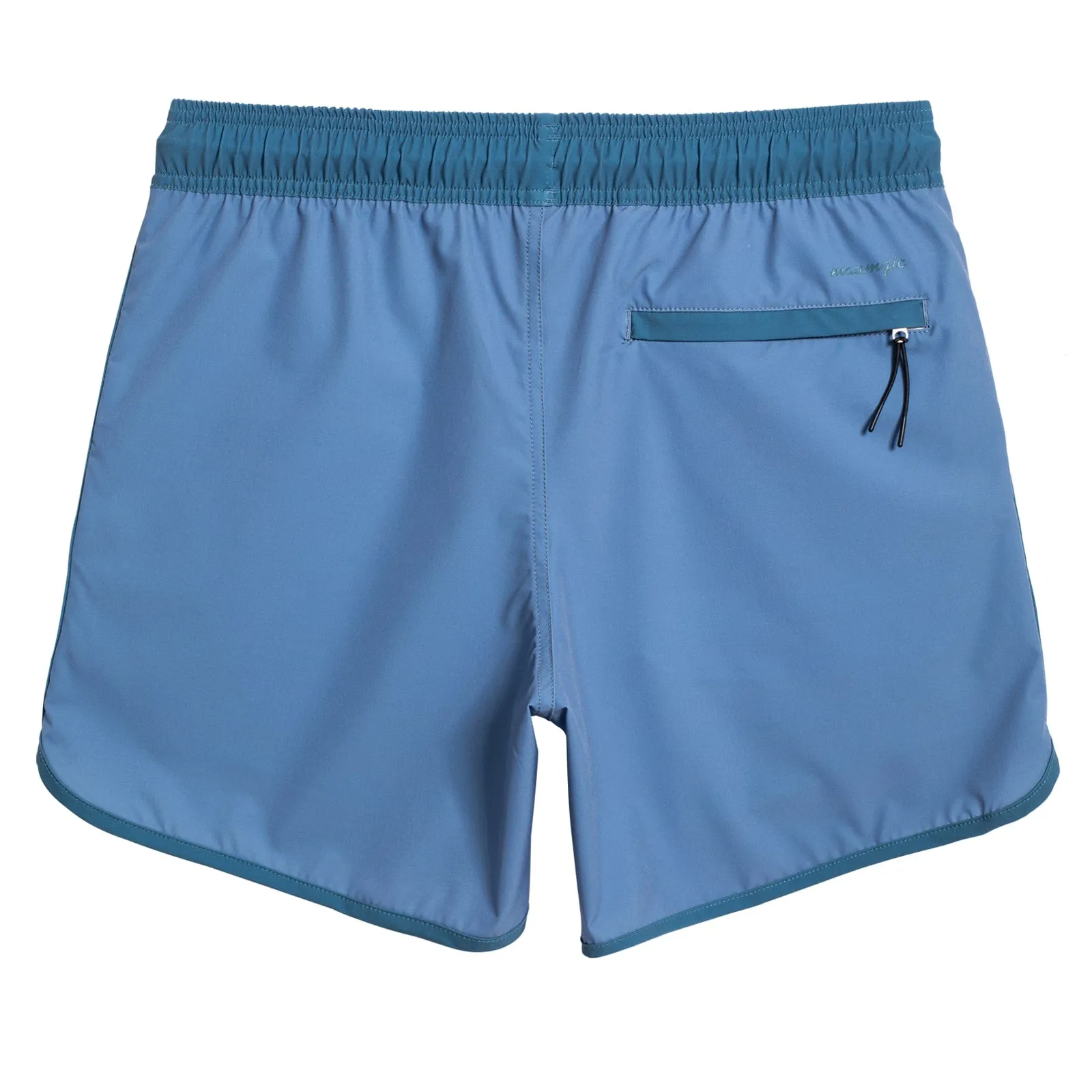 5.5 Inch Inseam Stretch Blue Athletic Gym Shorts