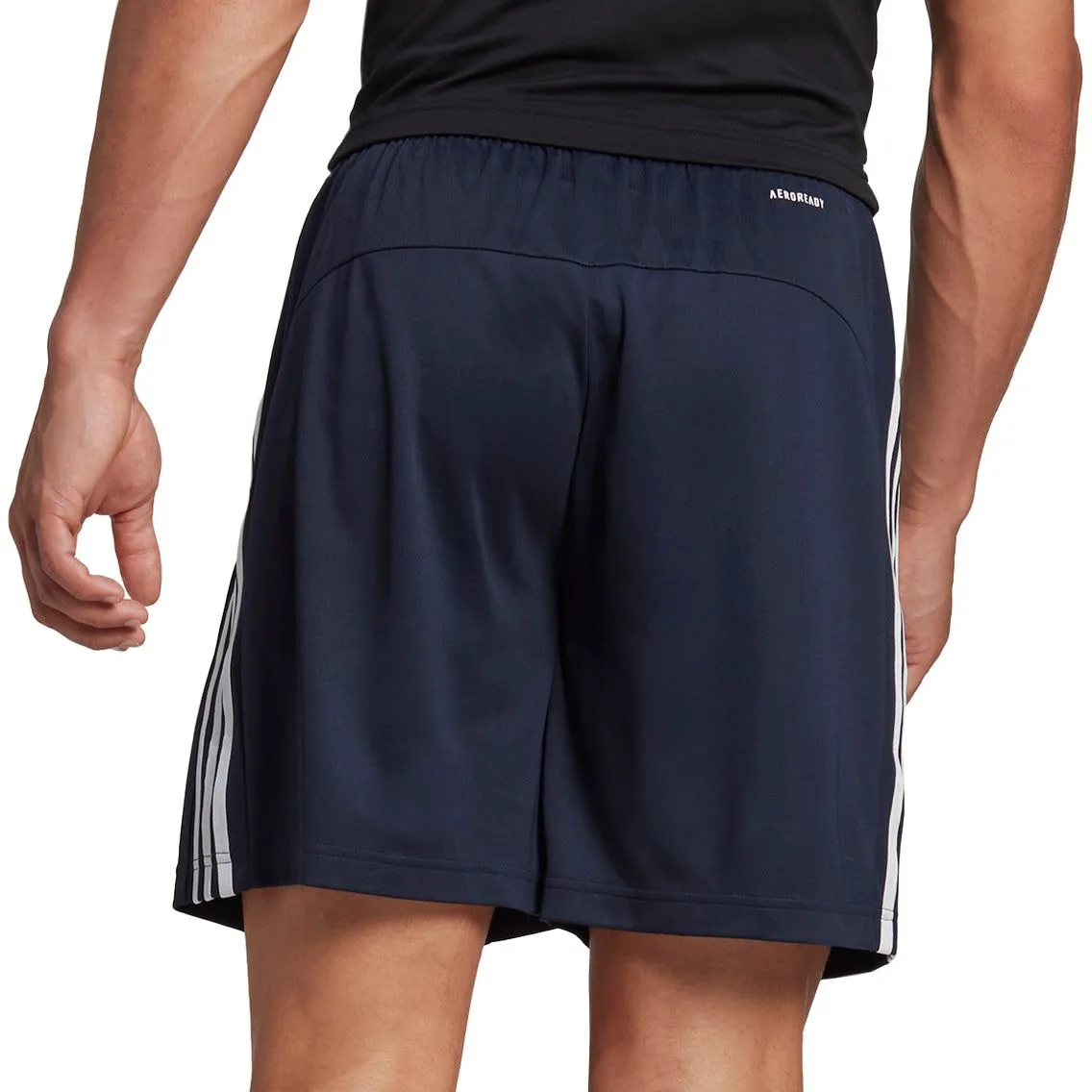 adidas Designed 2 Move 3 Stripes Mens Training Shorts - Navy