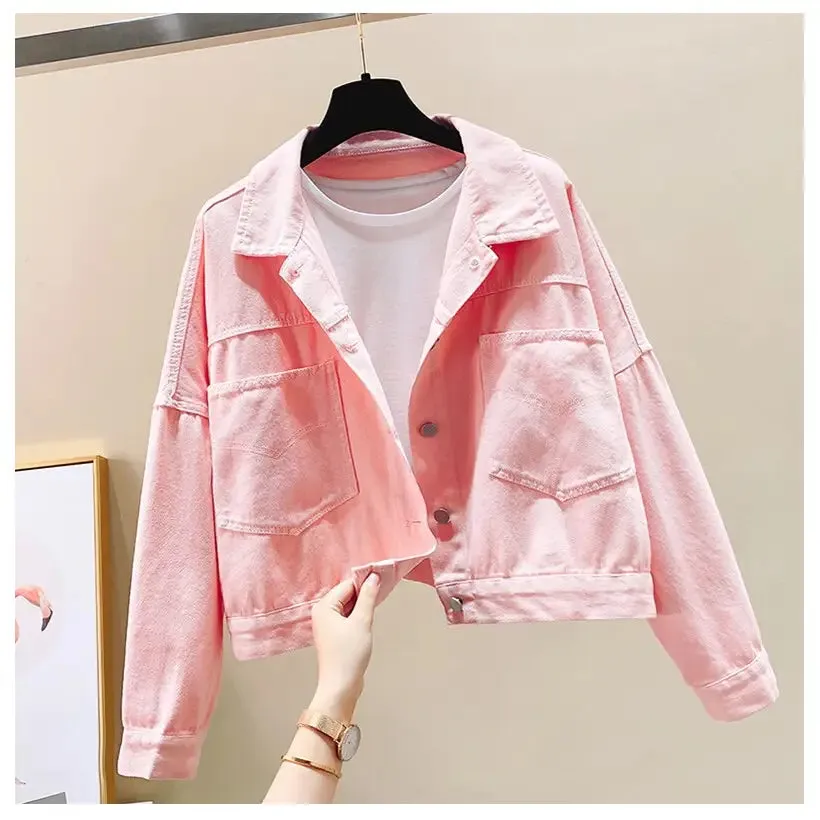 Aesthetic Collar Denim Jackets