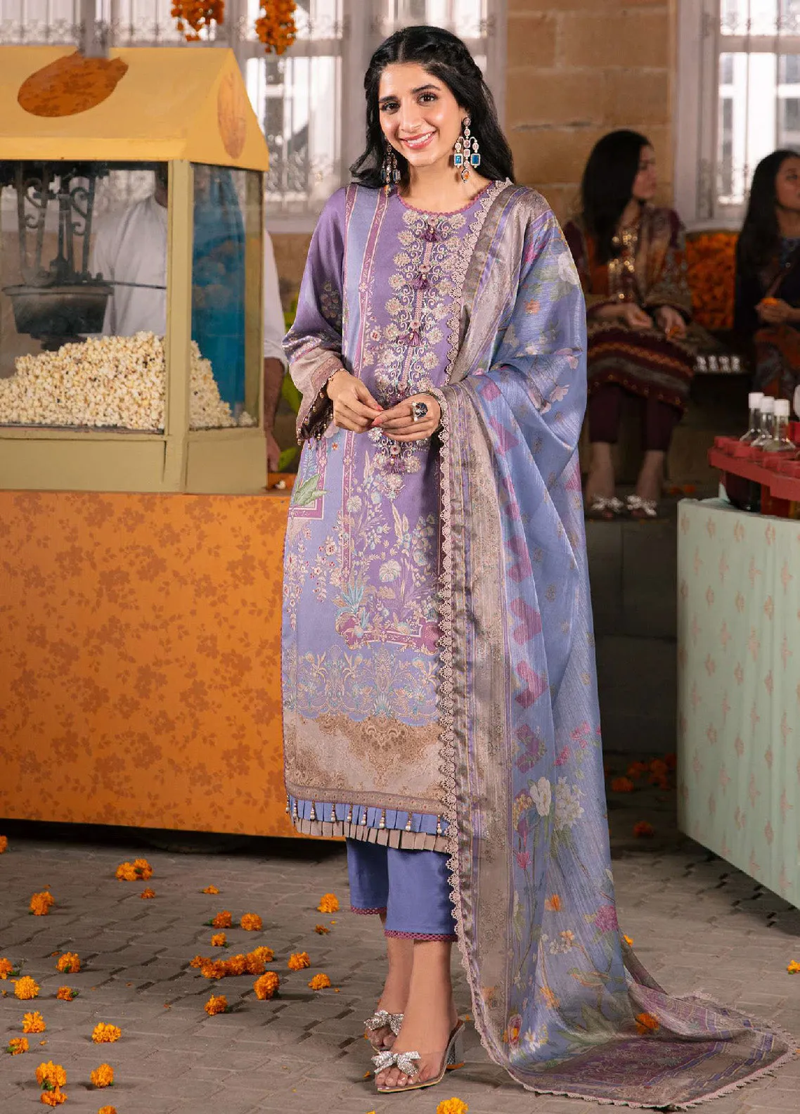 Aira By Asim Jofa Embroidered Dobby Unstitched 3 Piece Suit - AJ24AP AJAR-05