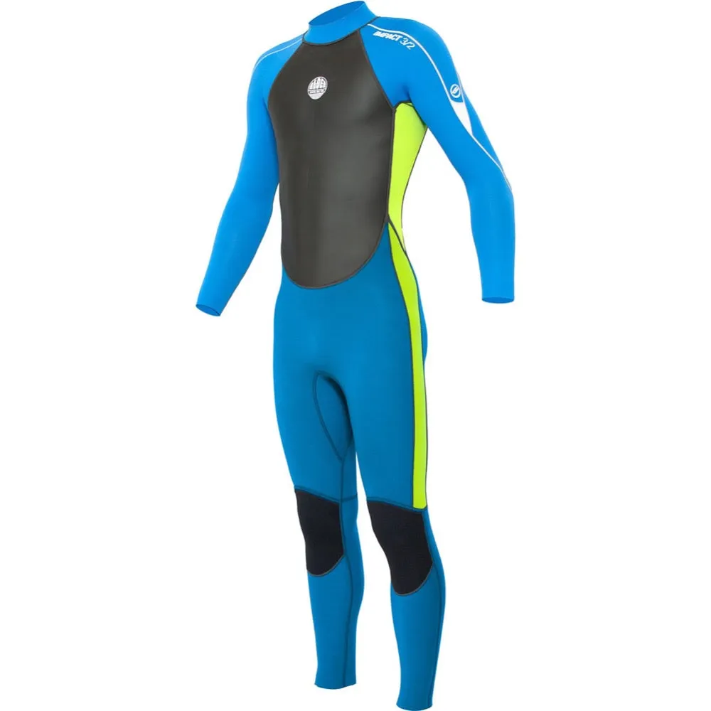 Alder Impact Junior 3/2mm Kids Wetsuit - Lime