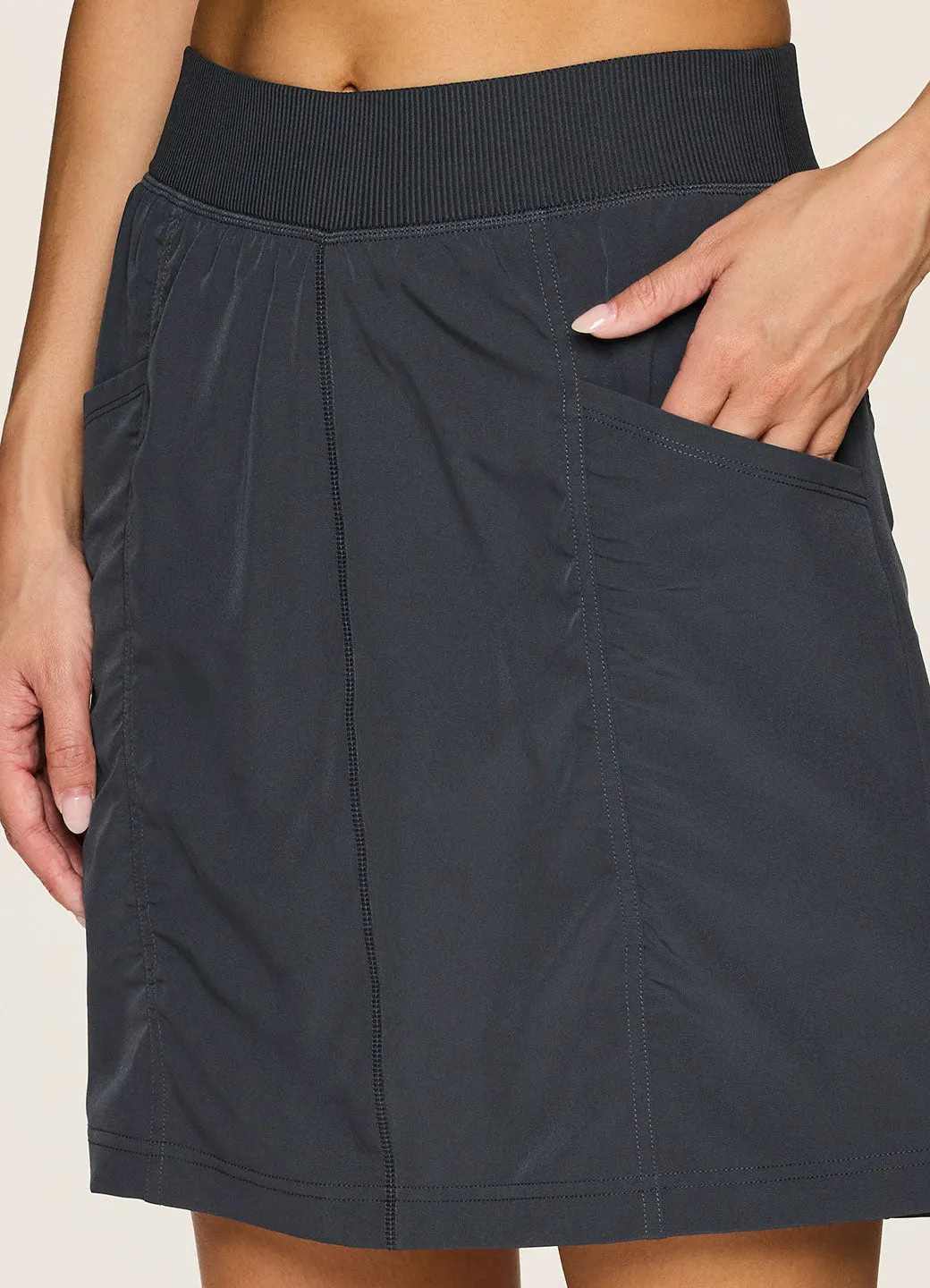 All In Ruched 19" Skort