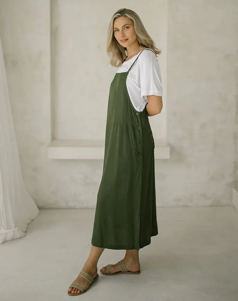 Apron Dress | Khaki