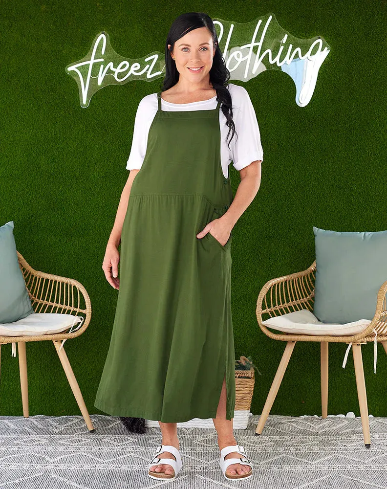 Apron Dress | Khaki