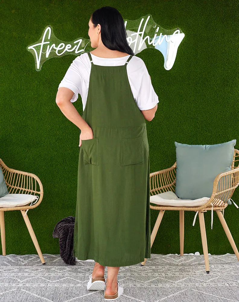 Apron Dress | Khaki