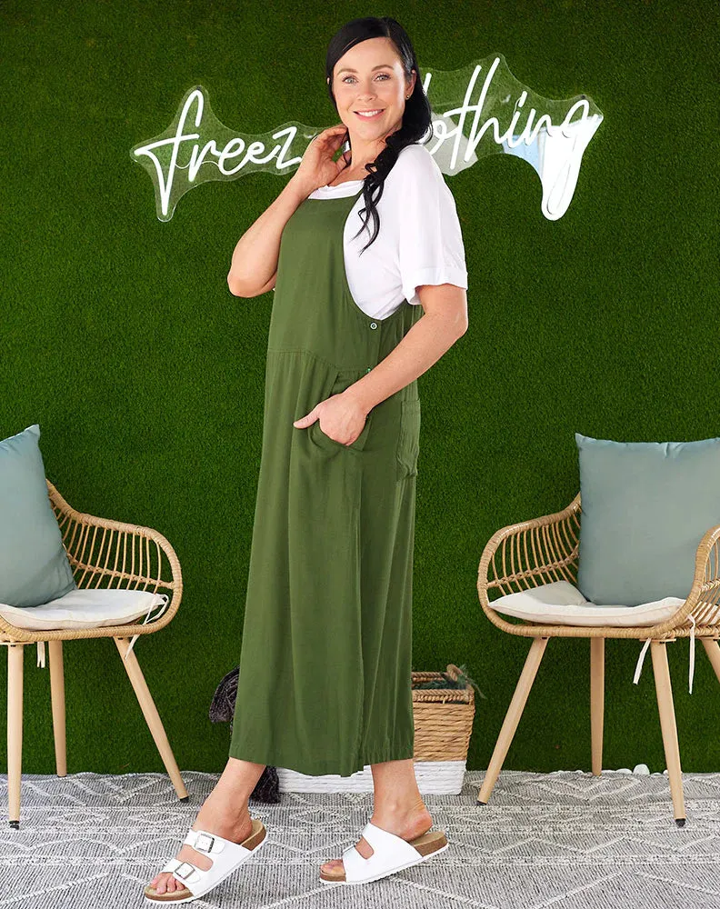 Apron Dress | Khaki