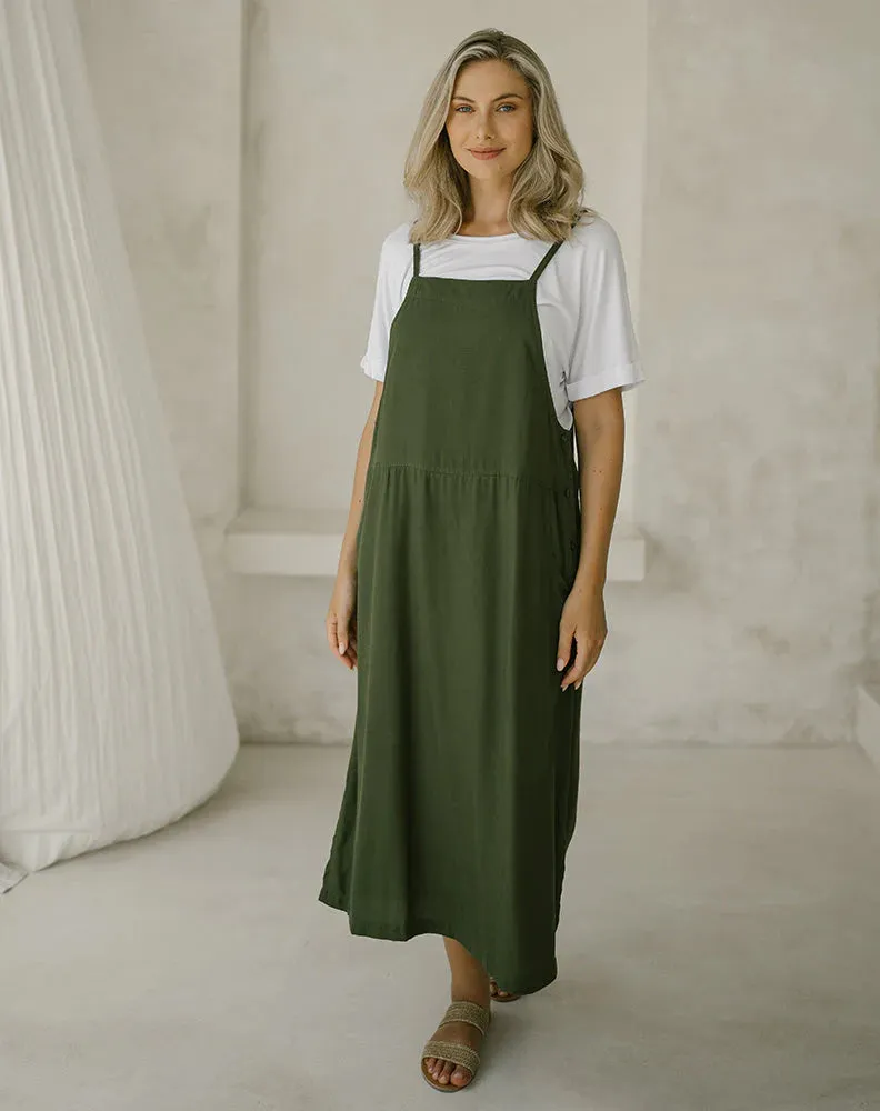 Apron Dress | Khaki