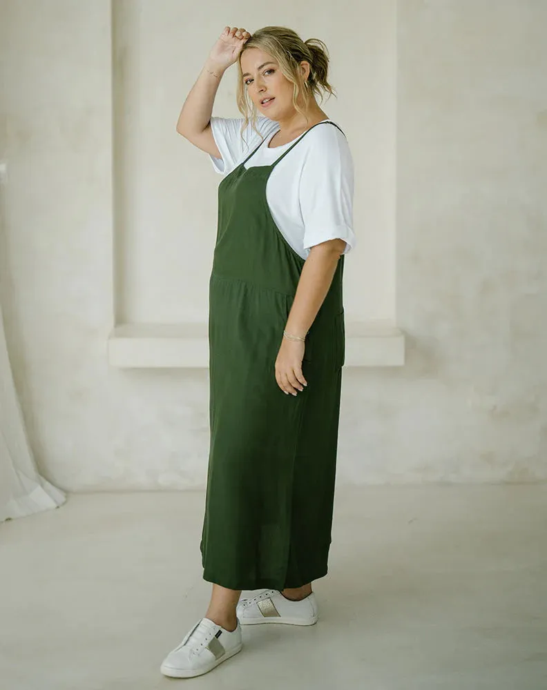 Apron Dress | Khaki