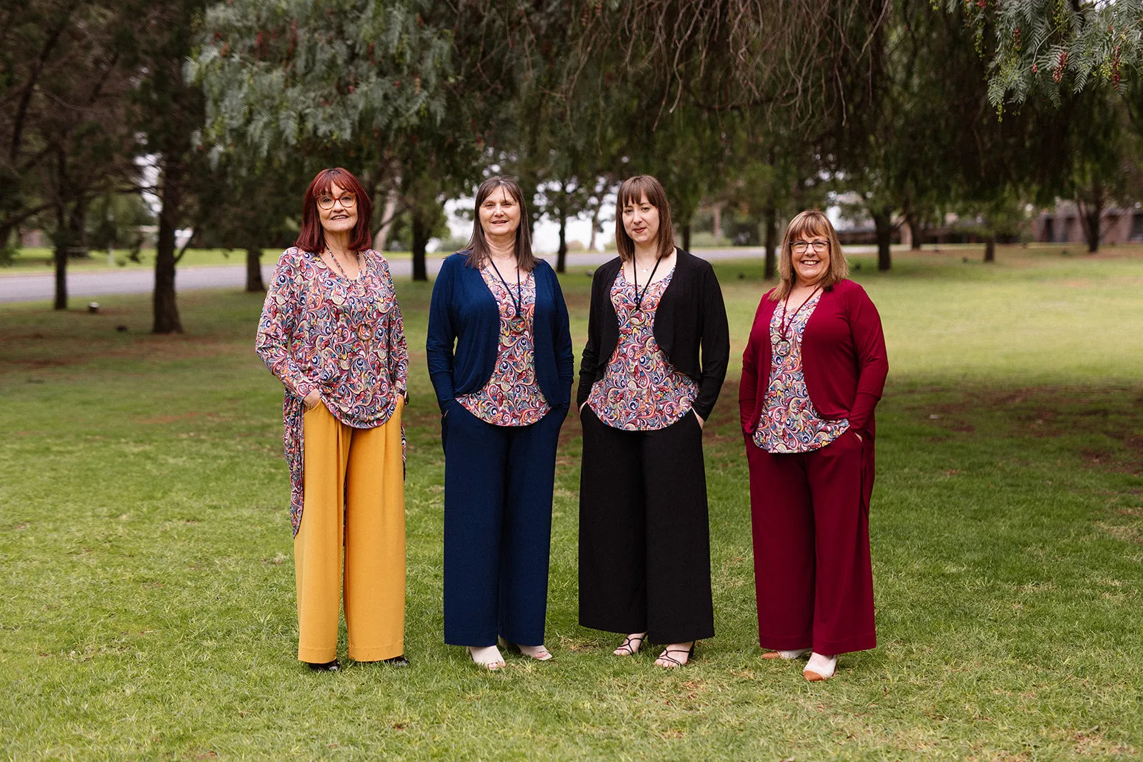 AQUILA Wide Leg Pant in Mustard Allure