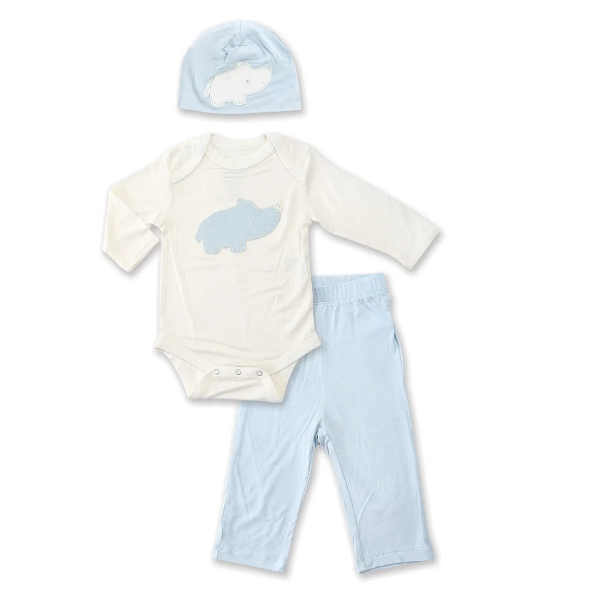 Bamboo Baby Gift Set (Sea Breeze/Rhino)