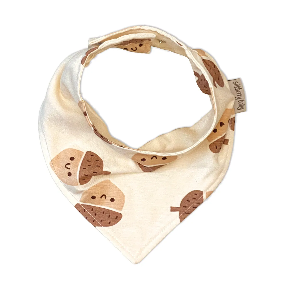 Bamboo Bandana Bib (Acorn Pals Print)