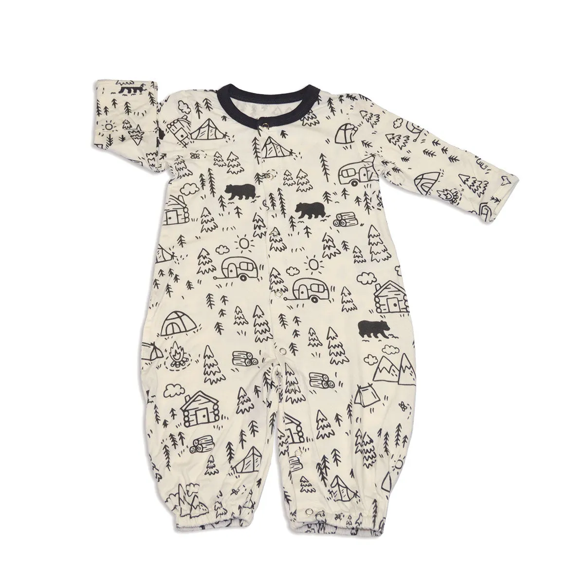 Bamboo Converter Gown (Doodle Camp Print)