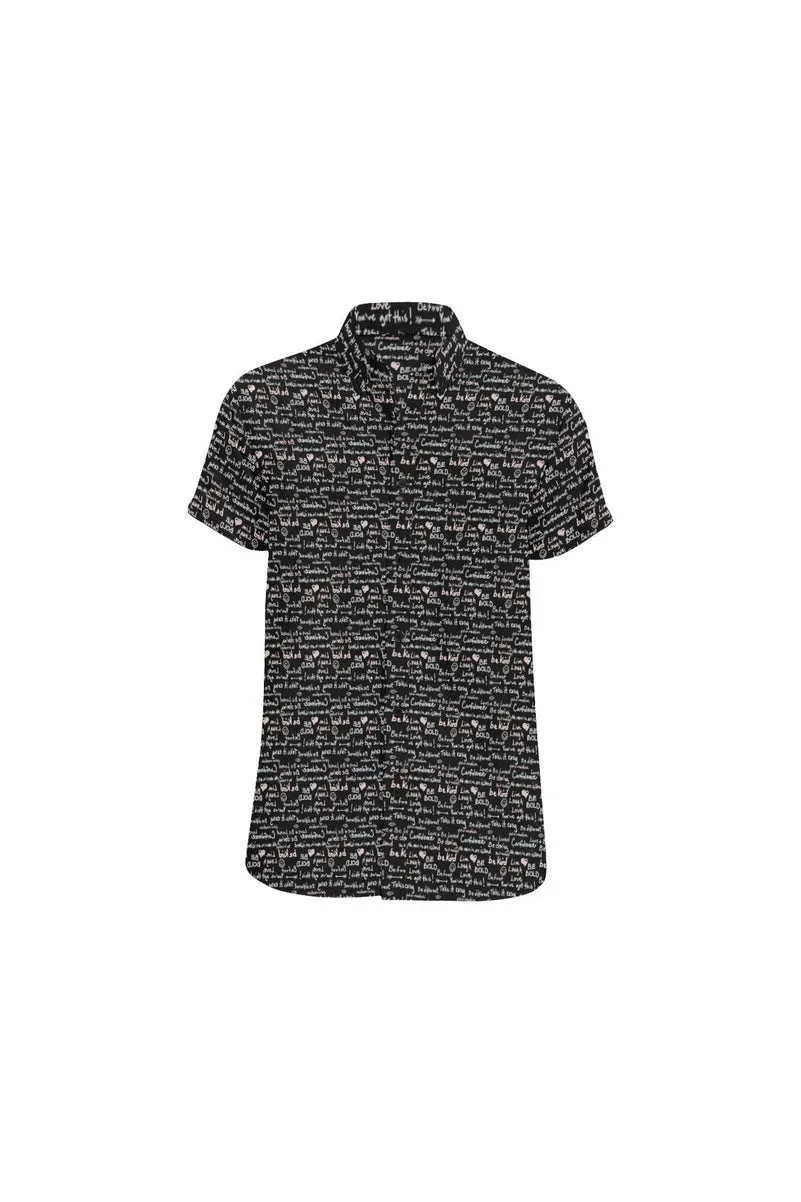 Be Bold Men's All Over Print Short Sleeve Shirt