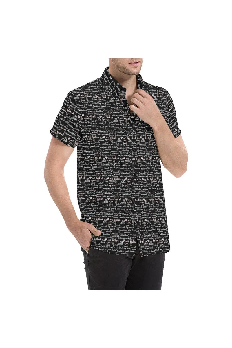 Be Bold Men's All Over Print Short Sleeve Shirt