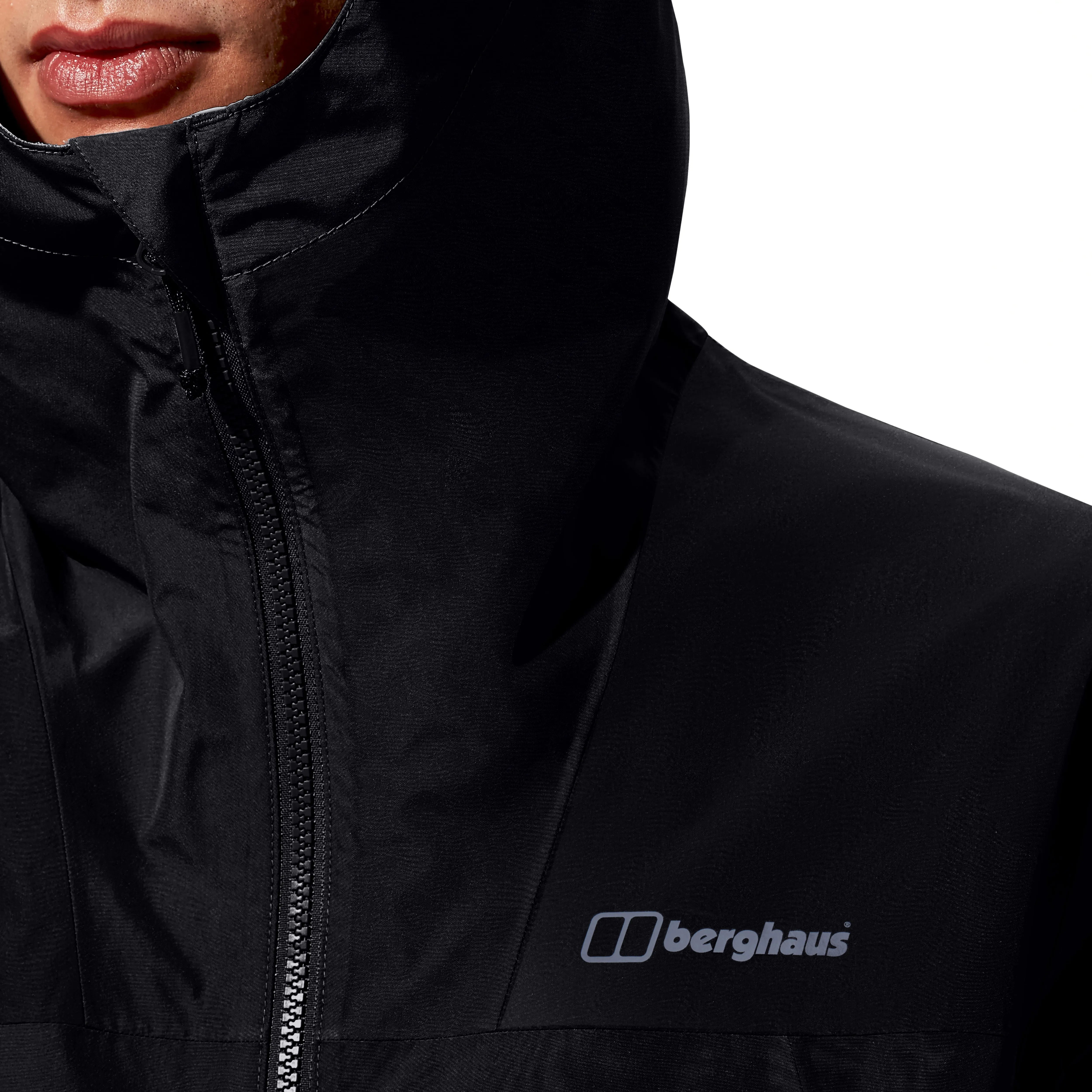 Berghaus Men's Deluge Pro 3.0 Waterproof Jacket (Jet Black)