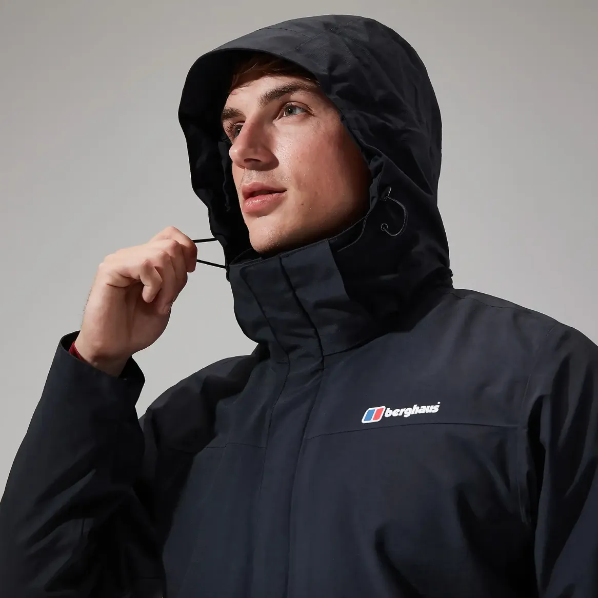 Berghaus Men's Hillwalker Gemini Gore-Tex 3-IN-1 Waterproof Jacket (Black)