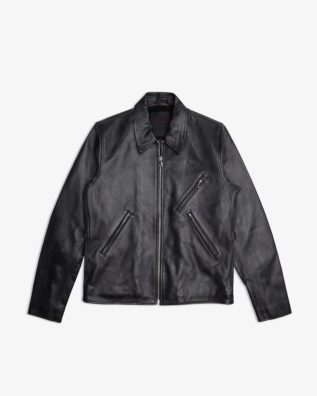 Blizzard Leather Jacket - Black