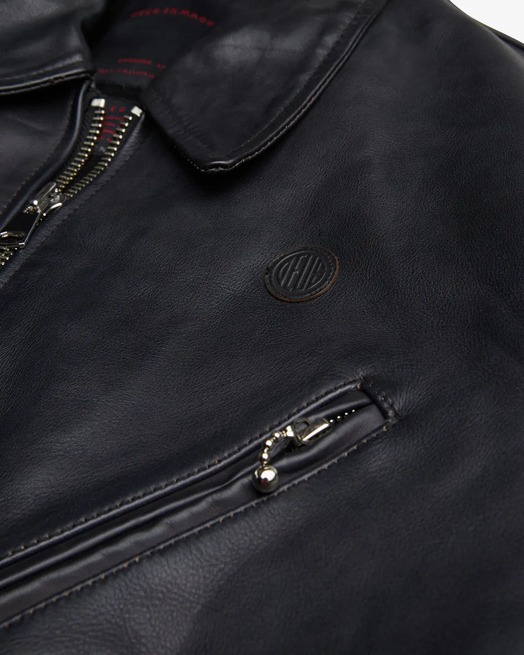 Blizzard Leather Jacket - Black