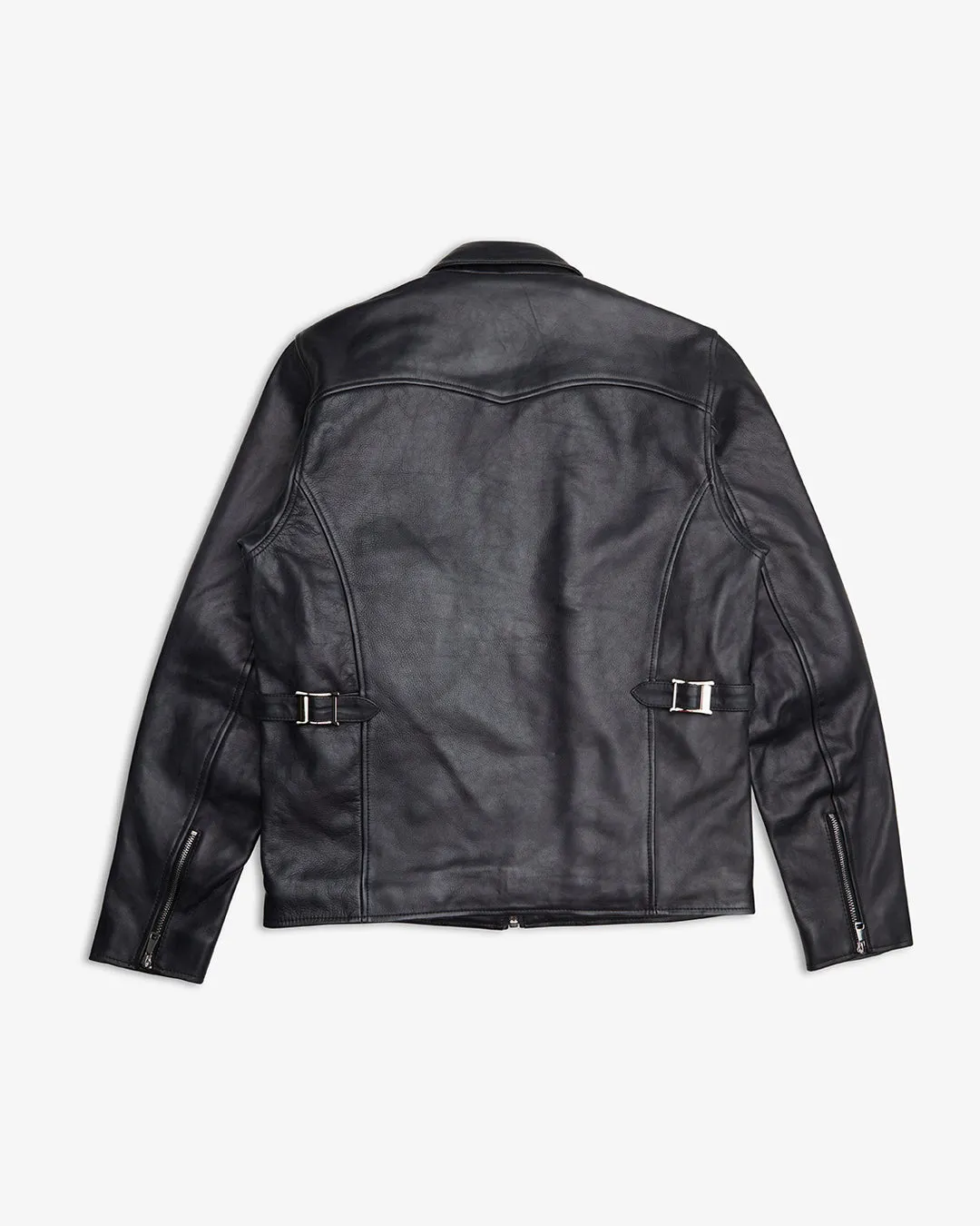 Blizzard Leather Jacket - Black