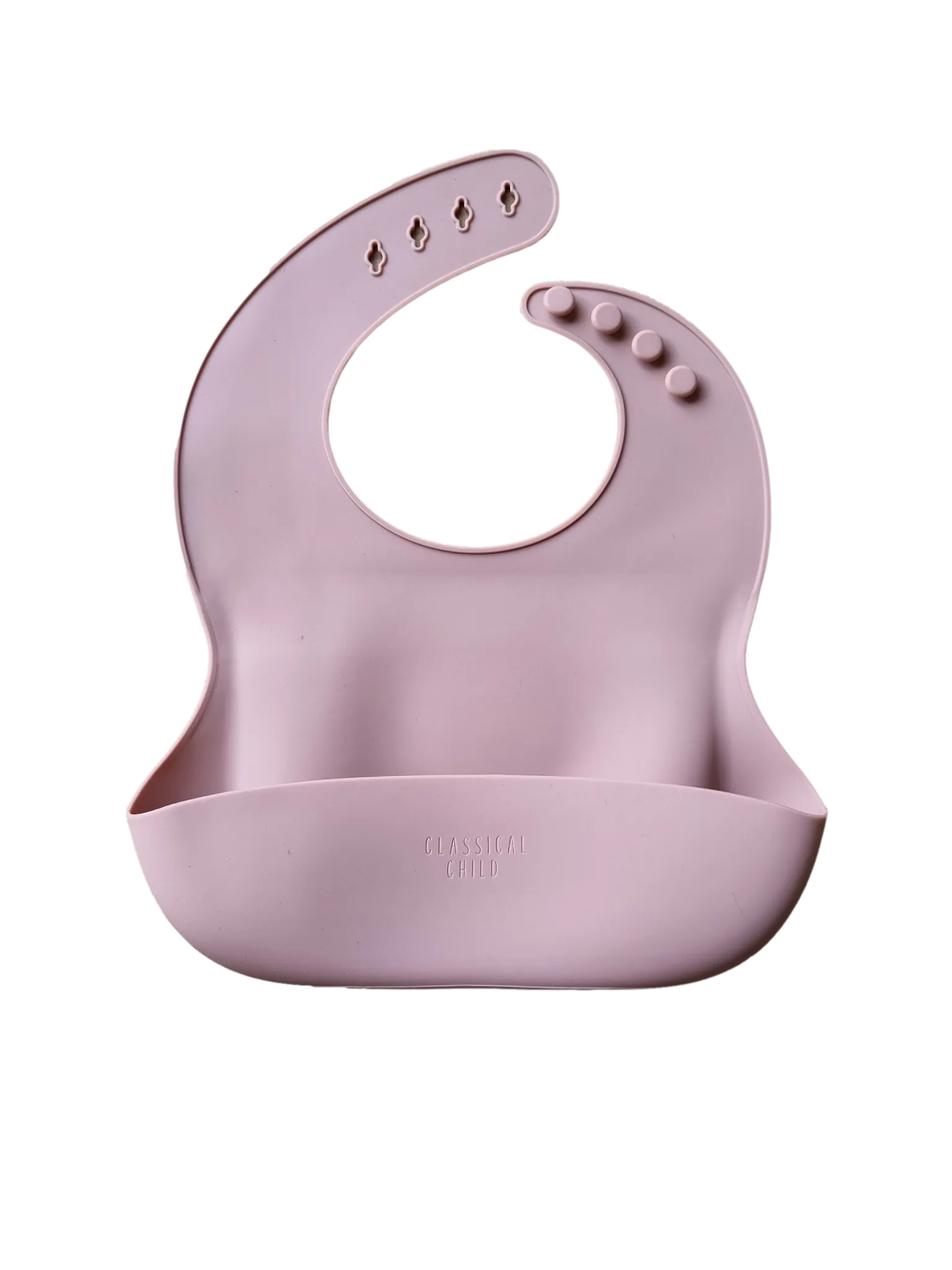 Blush Silicone Bib