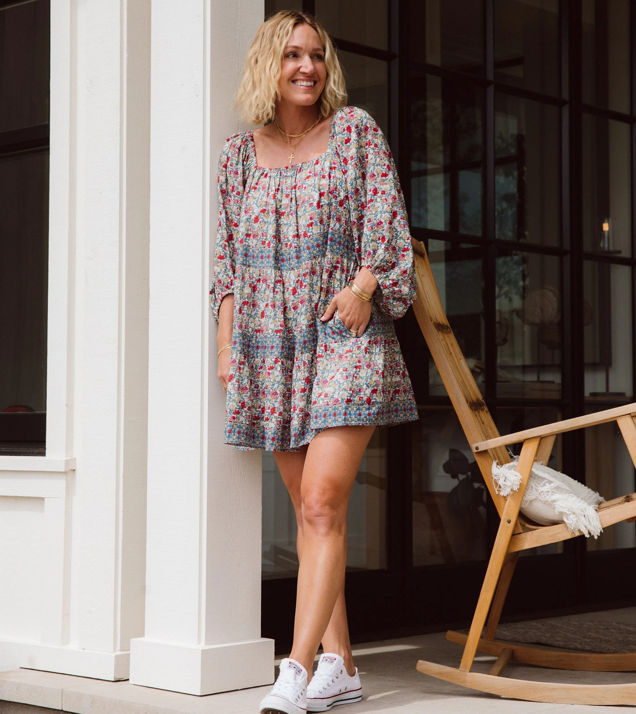 Brooke Mini Dress | Petrone Floral