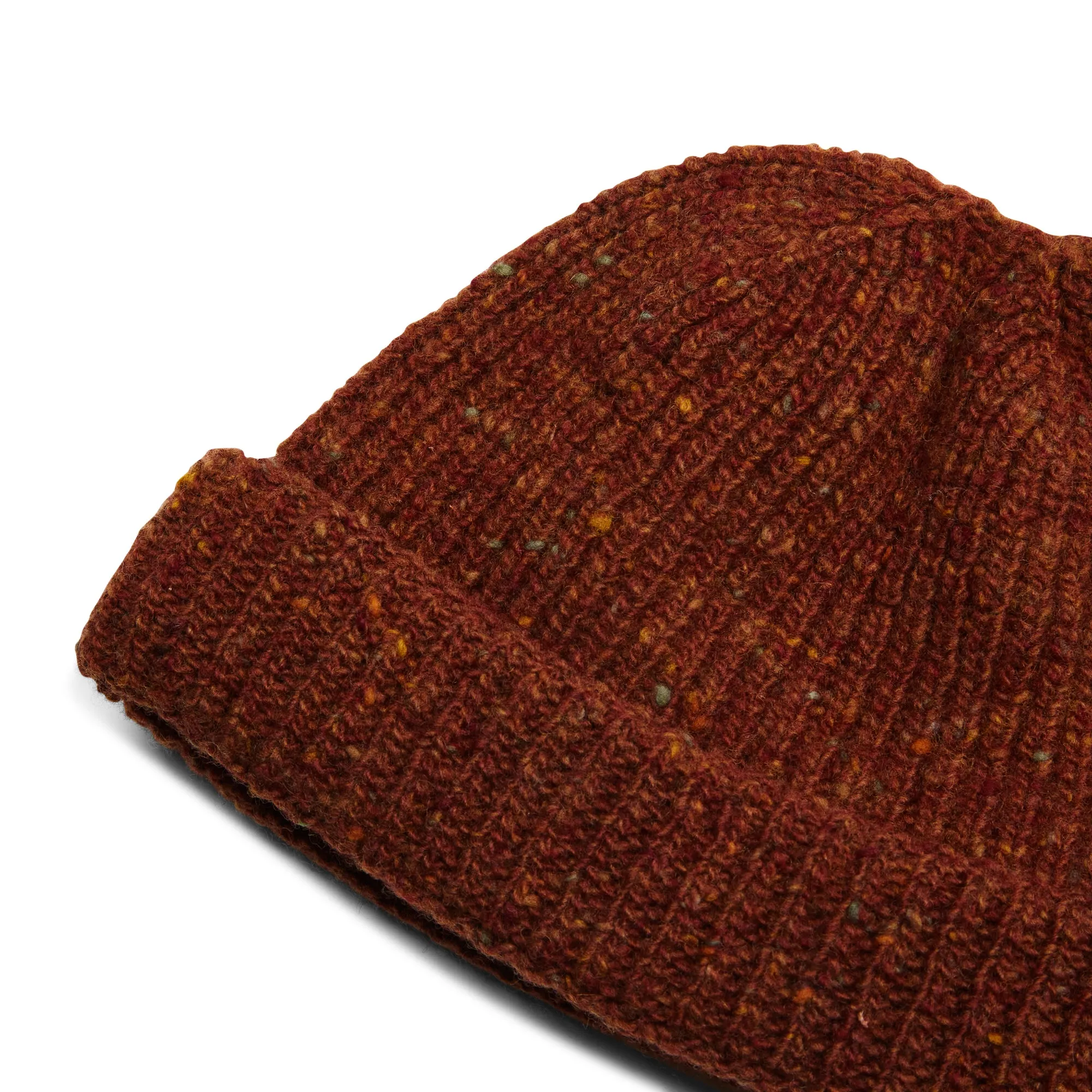 Burrows & Hare Donegal Beanie Hat - Rust