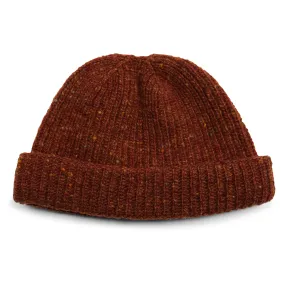 Burrows & Hare Donegal Beanie Hat - Rust