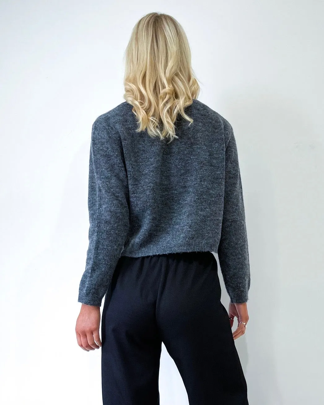 Camille Light Knit Charcoal