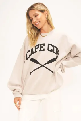 Cape Cod Oversized Sweatshirt | Raw Linen