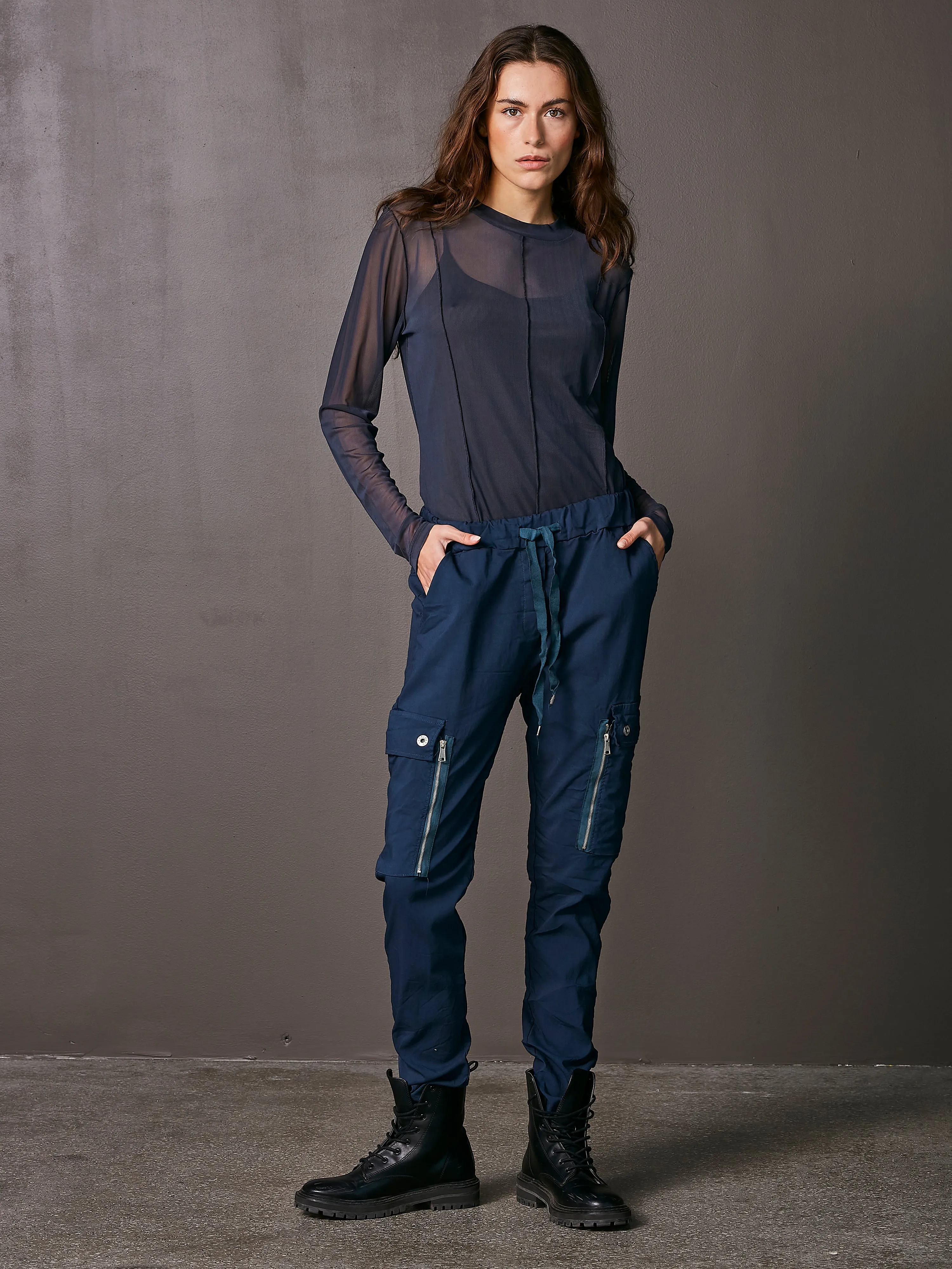 CARMEN Cargo Hose - Classic Navy