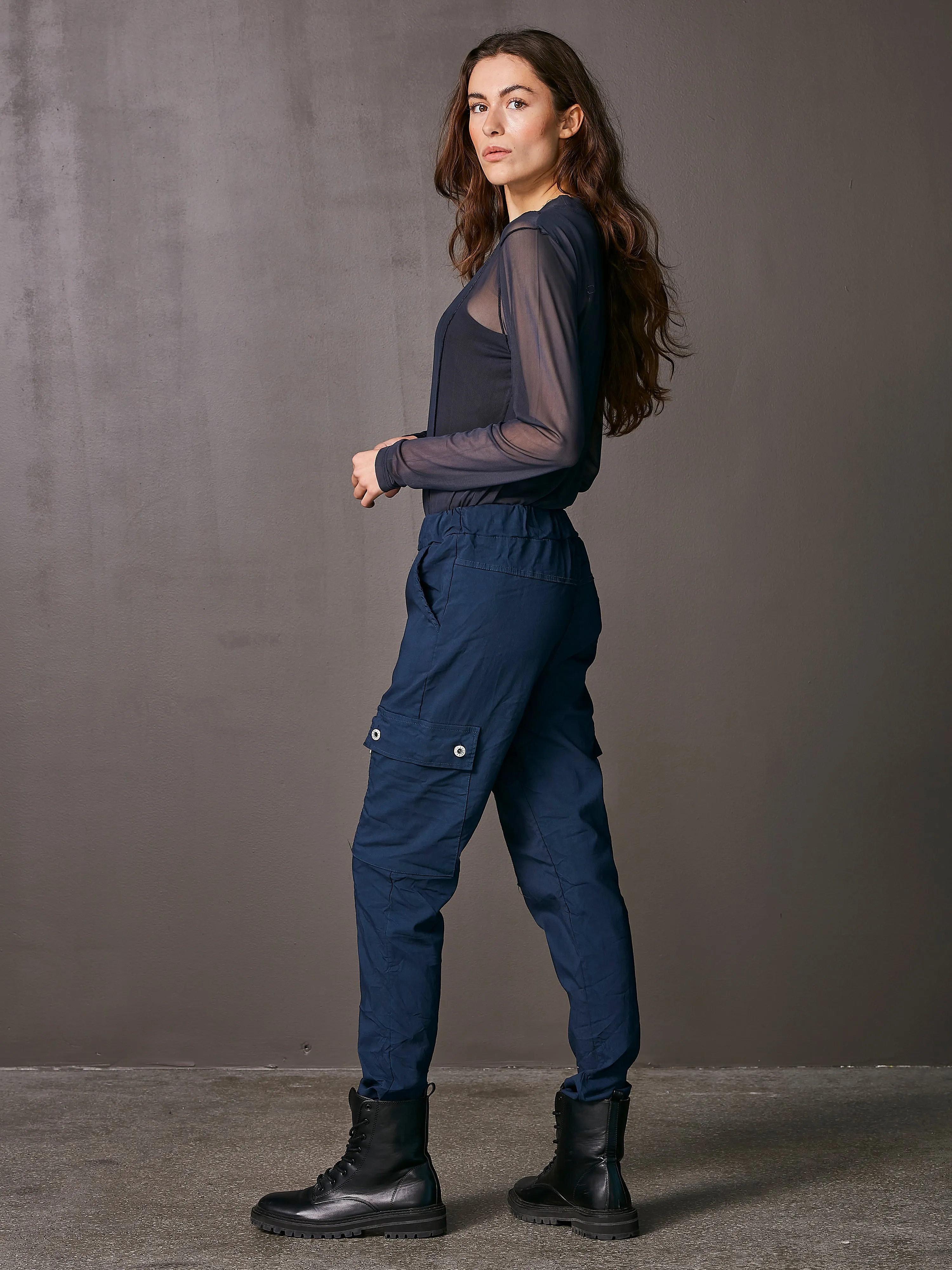 CARMEN Cargo Hose - Classic Navy