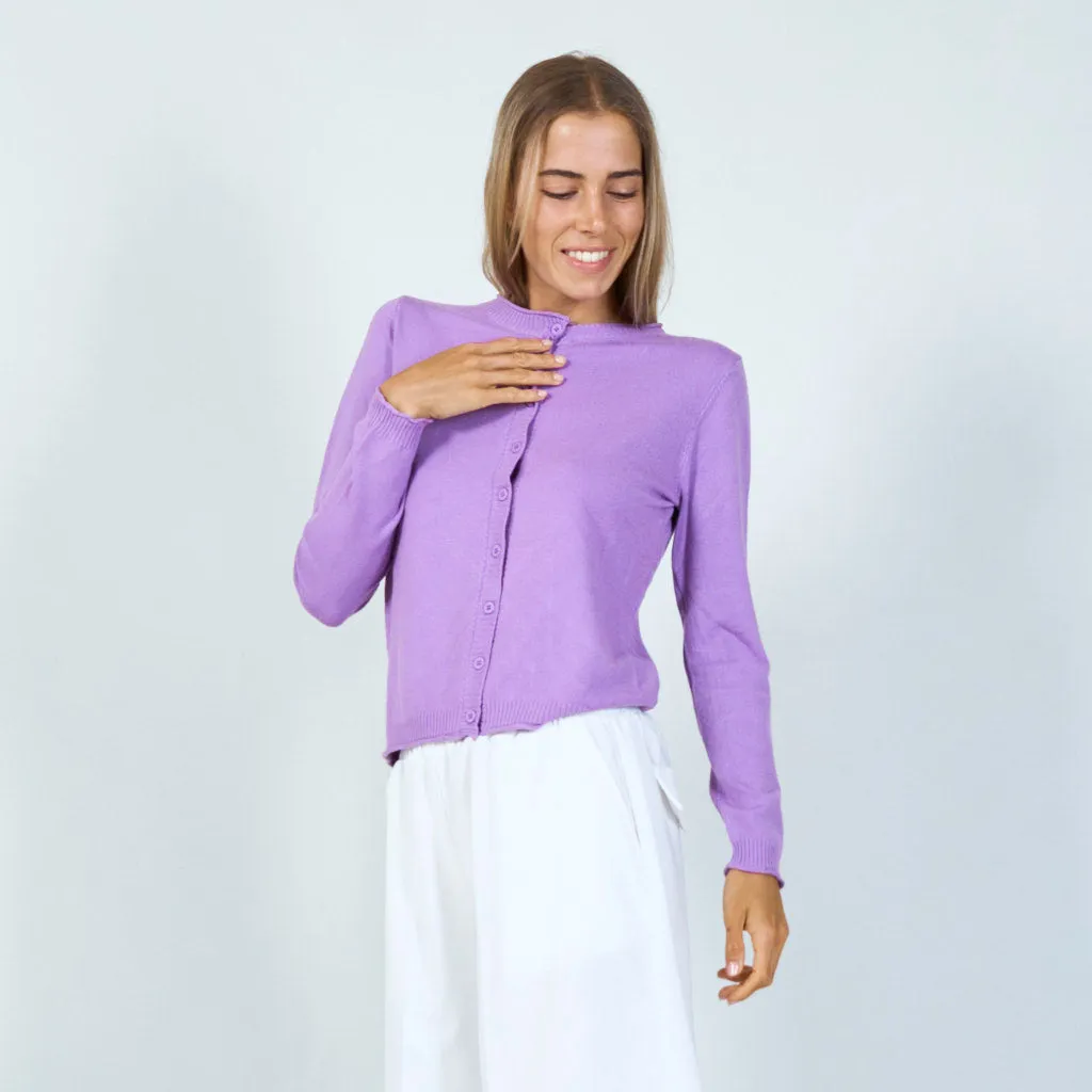 Classic button-down cardigan wholesale