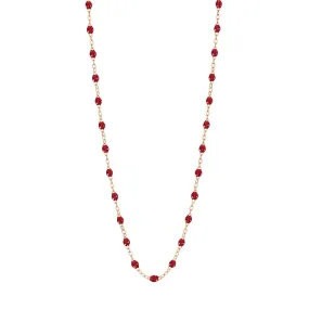 Classic Gigi Cherry necklace, Rose Gold, 17.7"