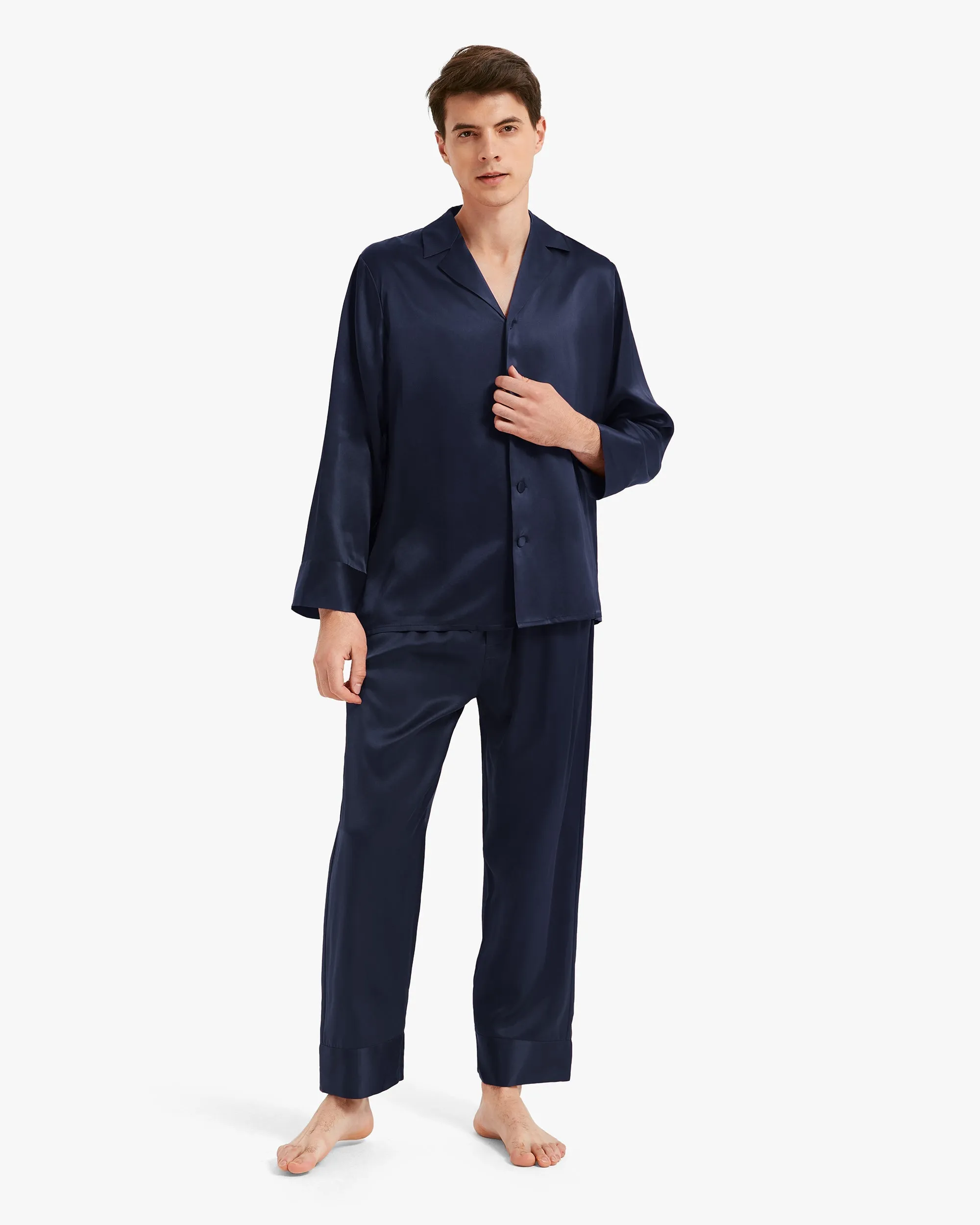 Clearance Classic Silk Pajamas - For Men