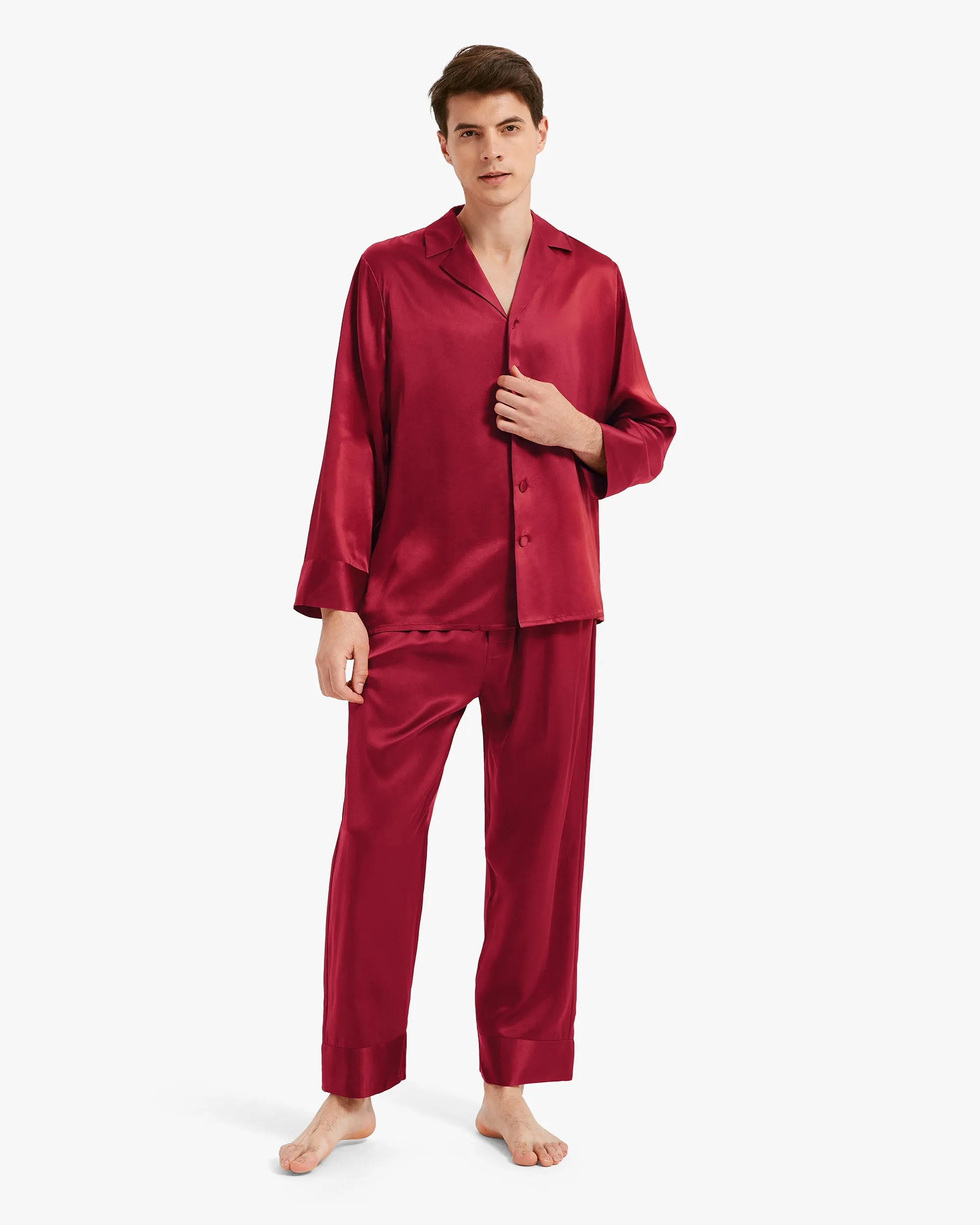 Clearance Classic Silk Pajamas - For Men