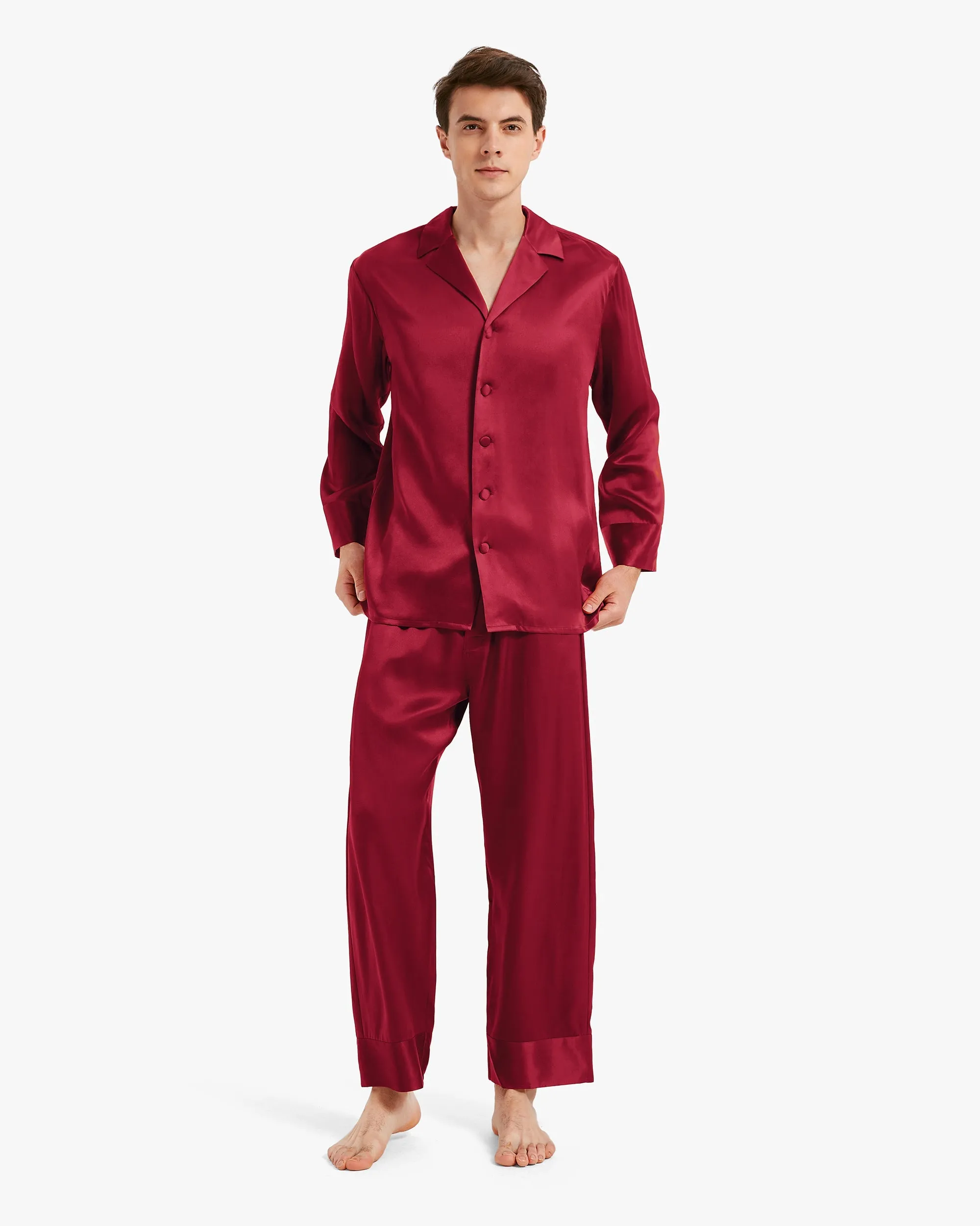 Clearance Classic Silk Pajamas - For Men