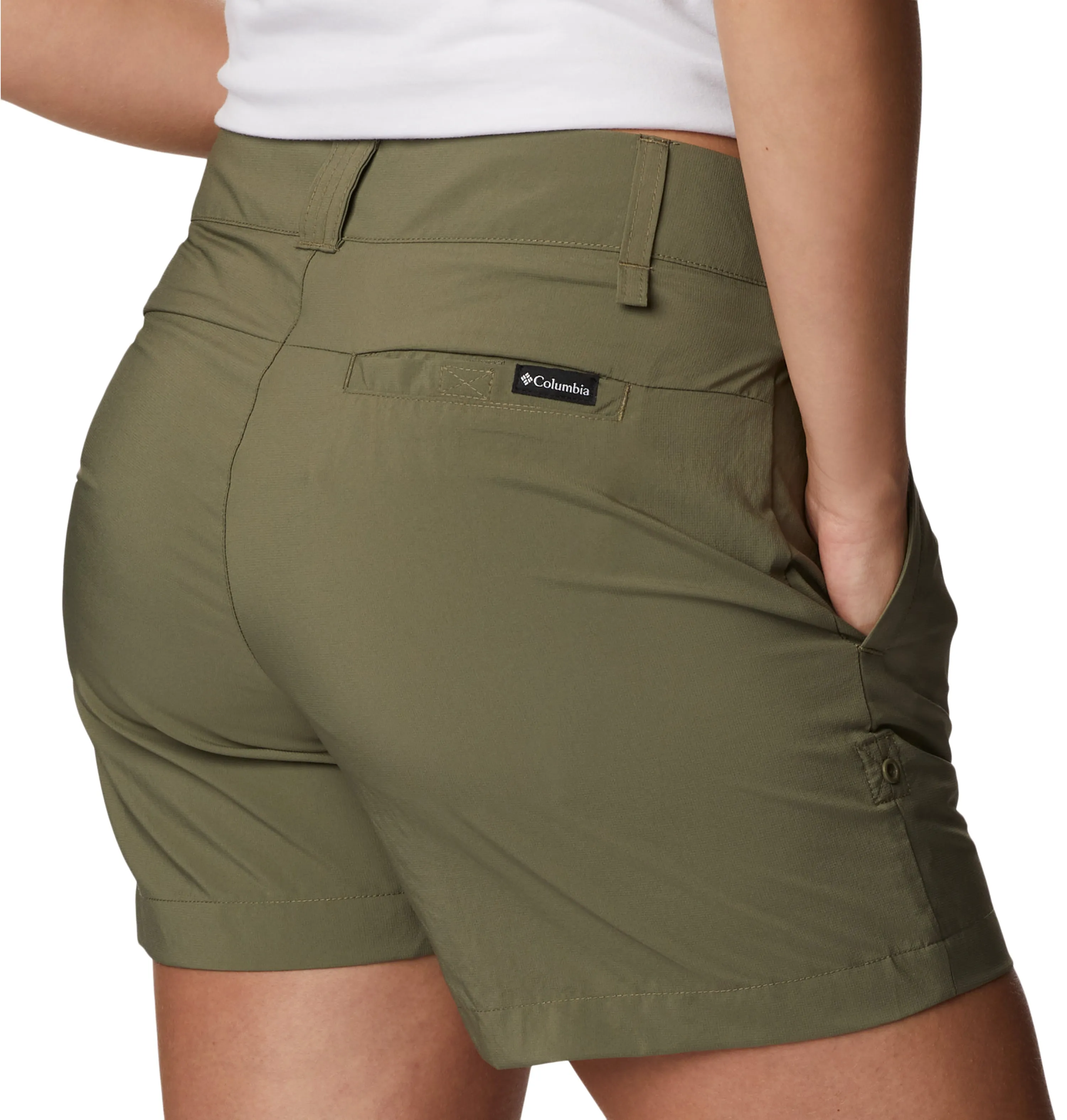 Columbia Women's Silver Ridge Utility Shorts (Stone Green)