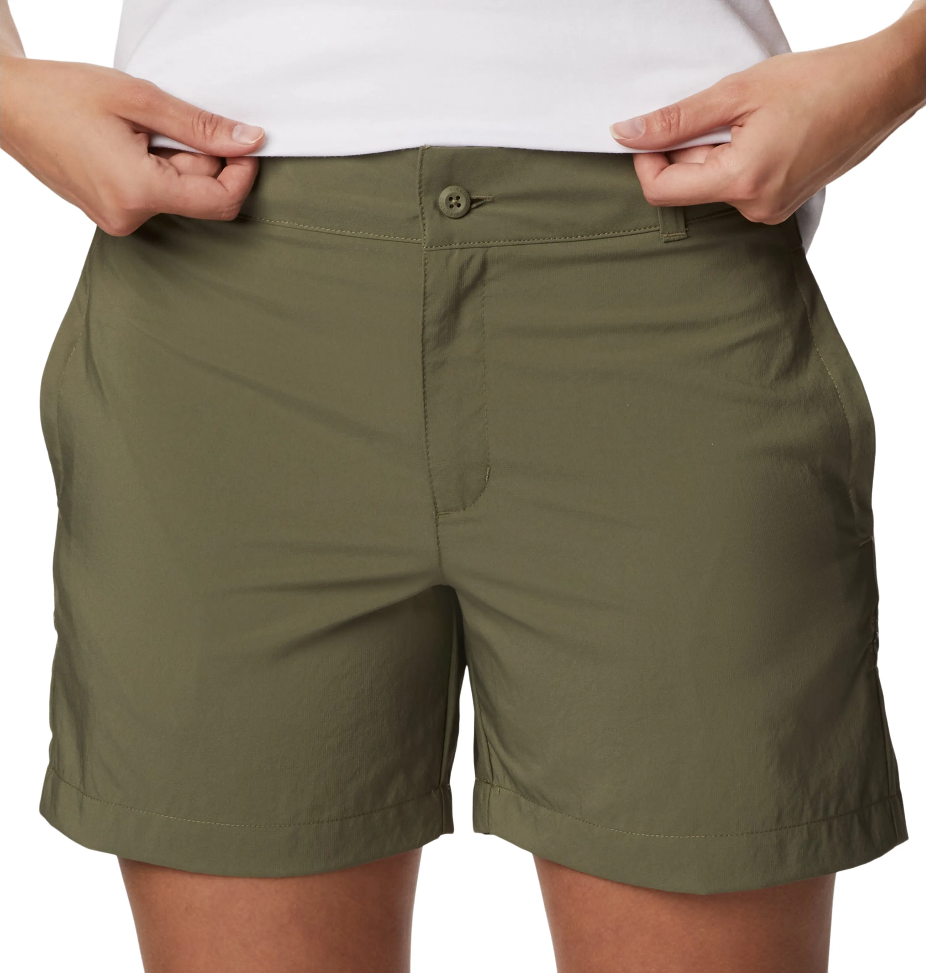 Columbia Women's Silver Ridge Utility Shorts (Stone Green)