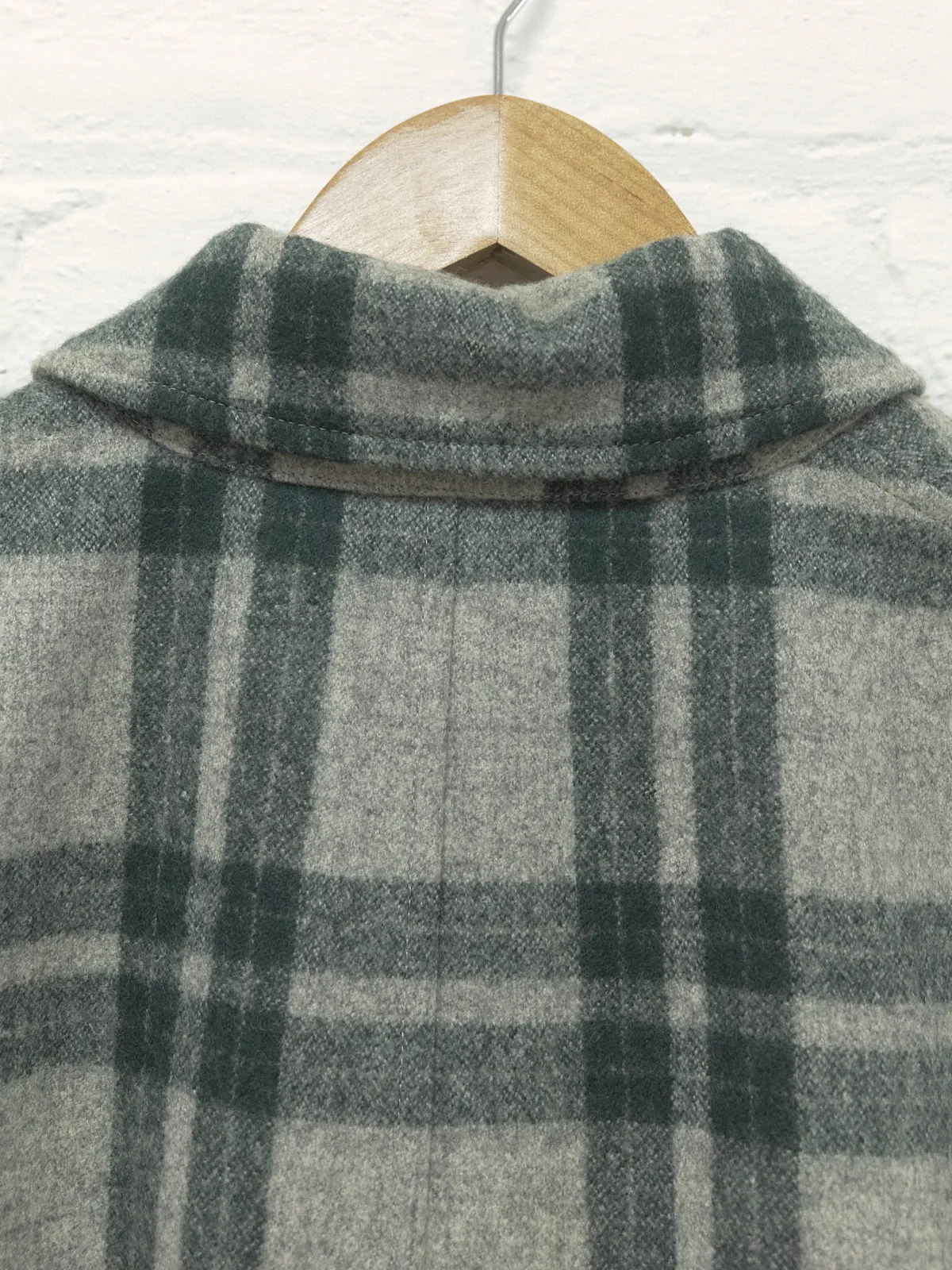 Comme des Garcons Homme Plus 1989 green plaid detachable liner bomber jacket - M