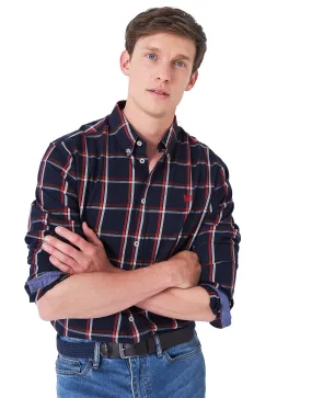 Crew Clothing Mens William Checked Shirt - Long Sleeved