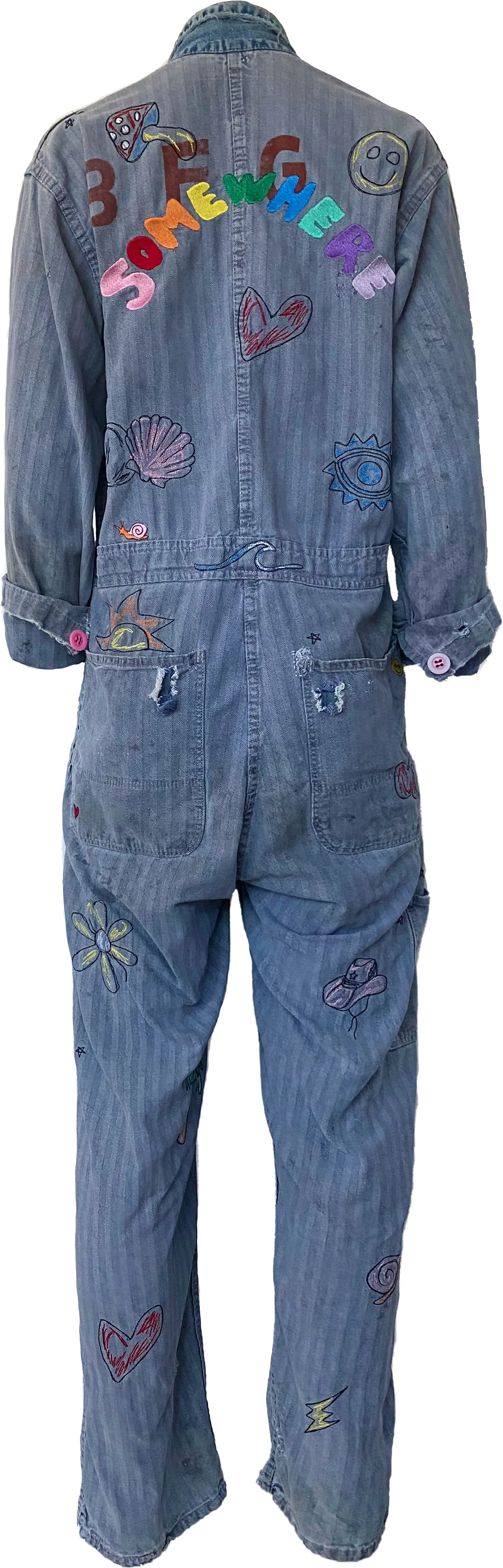 Denim Railroad Vintage Jumpsuit