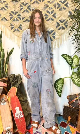 Denim Railroad Vintage Jumpsuit