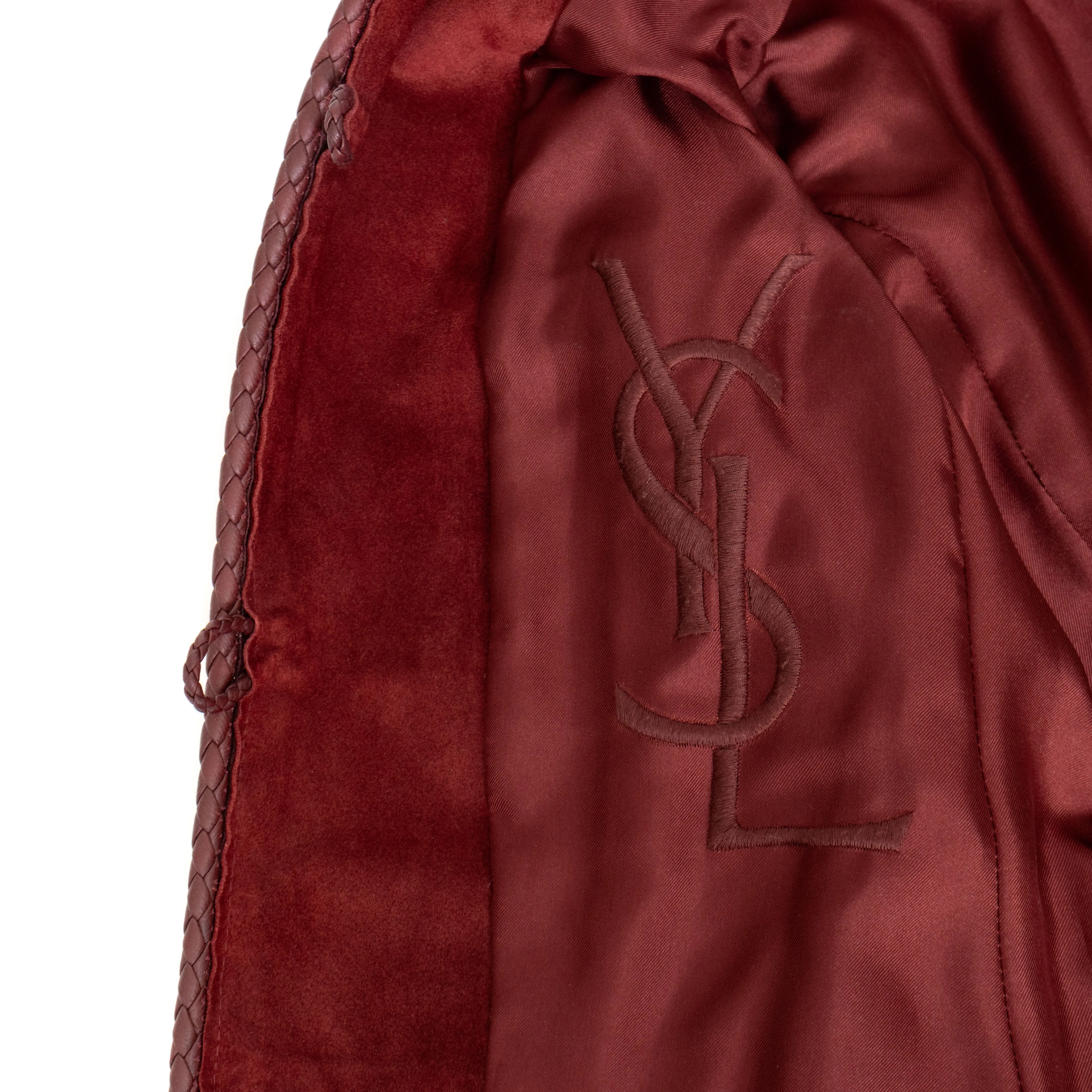 Early 2000s Burgundy Suede Whipstitch Jacket