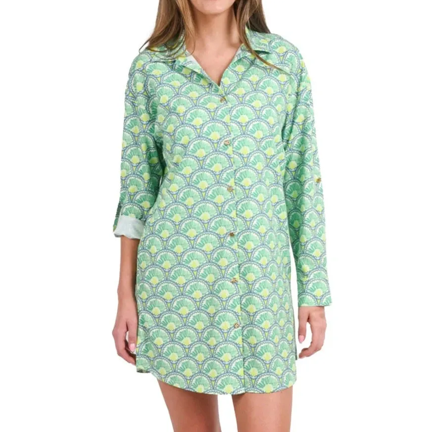 Emily McCarthy Deco Palm Classic Coverup