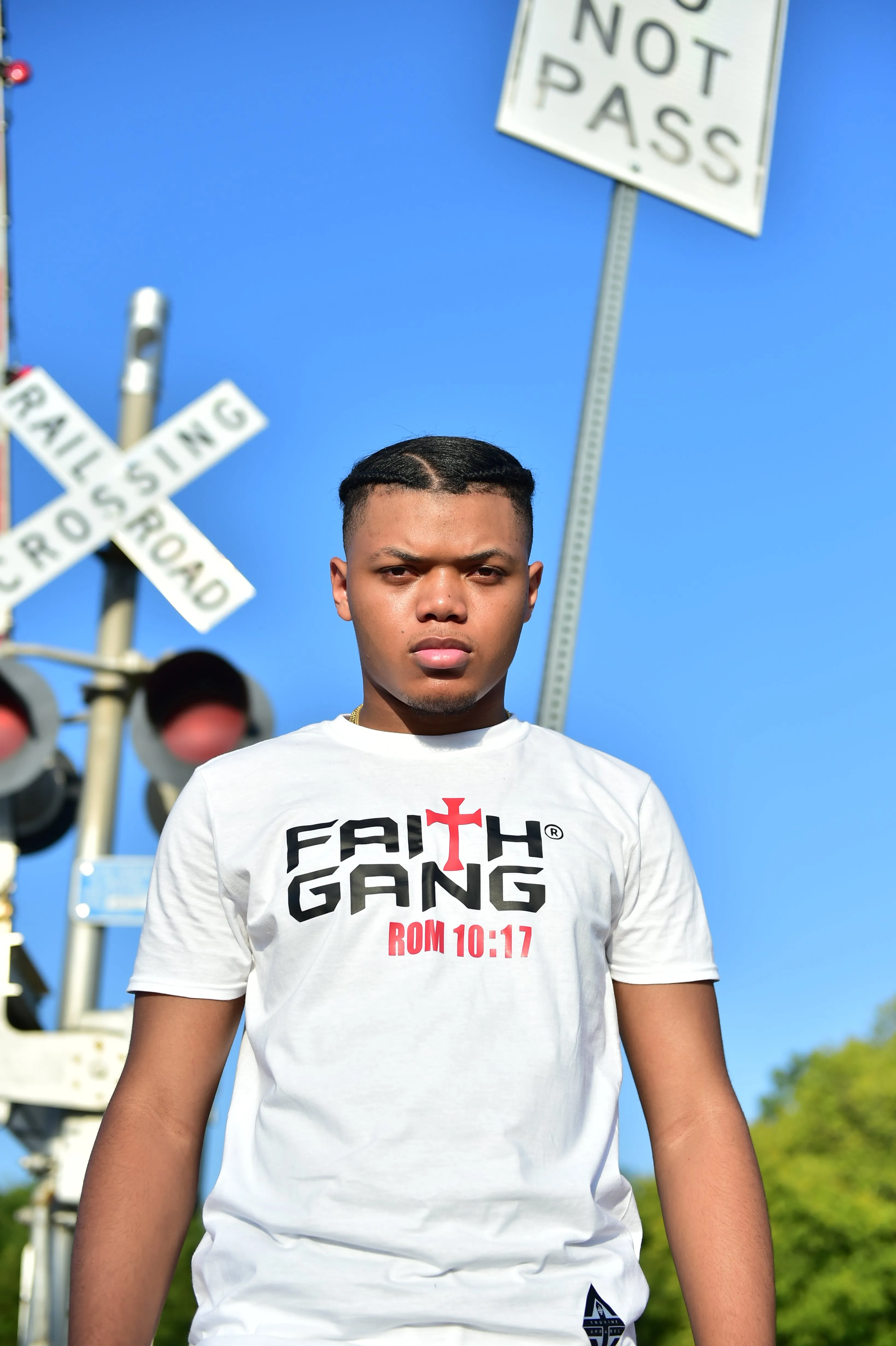 Faith Gang Unisex Classic  White Tee (multiple color options)