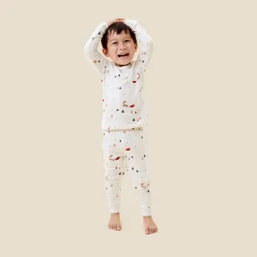 Festive Print Pajama Set