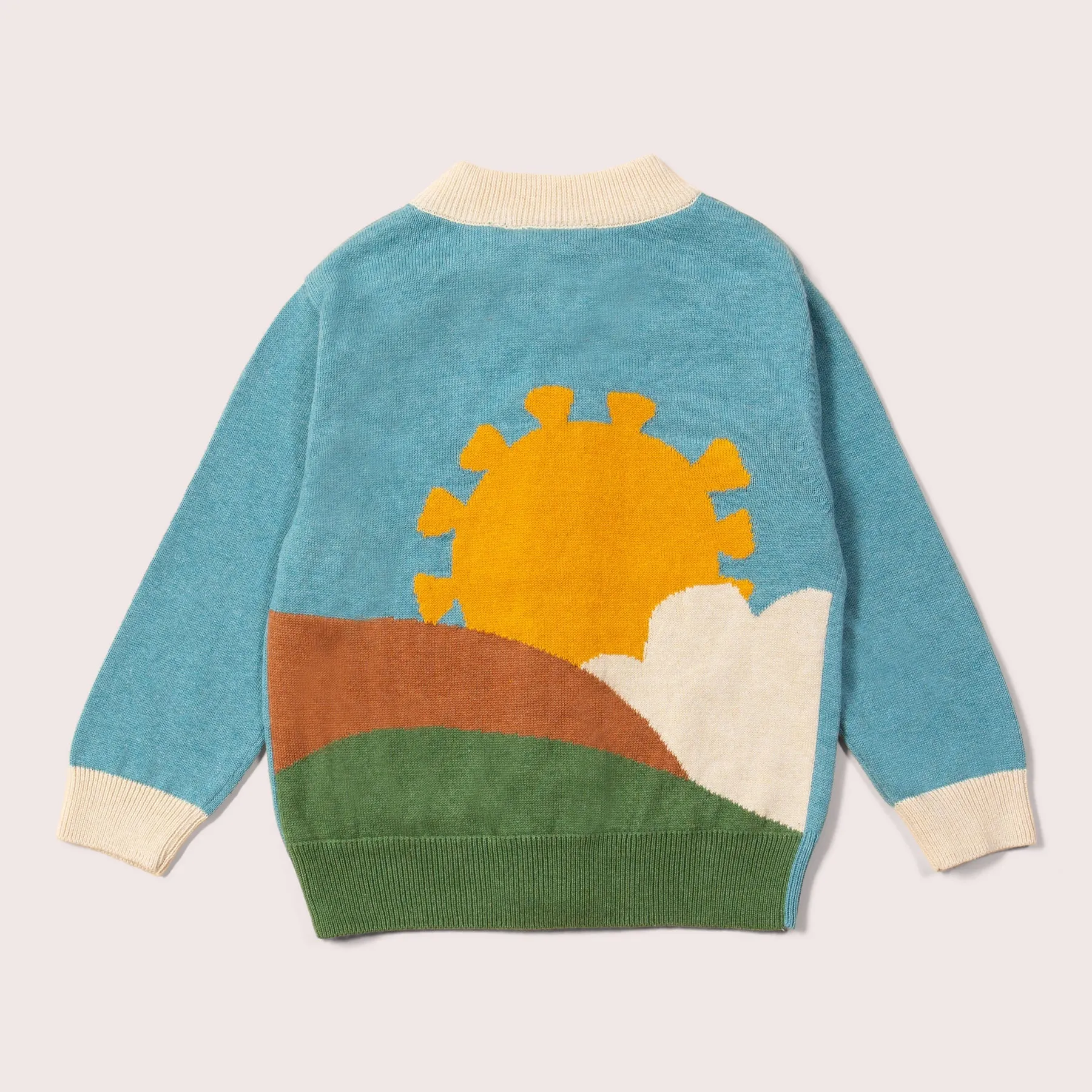 From One To Another Sunshine Design Knitted Cardigan - Little Green Radicals